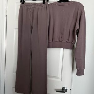 Mauve Matching Sweat Set